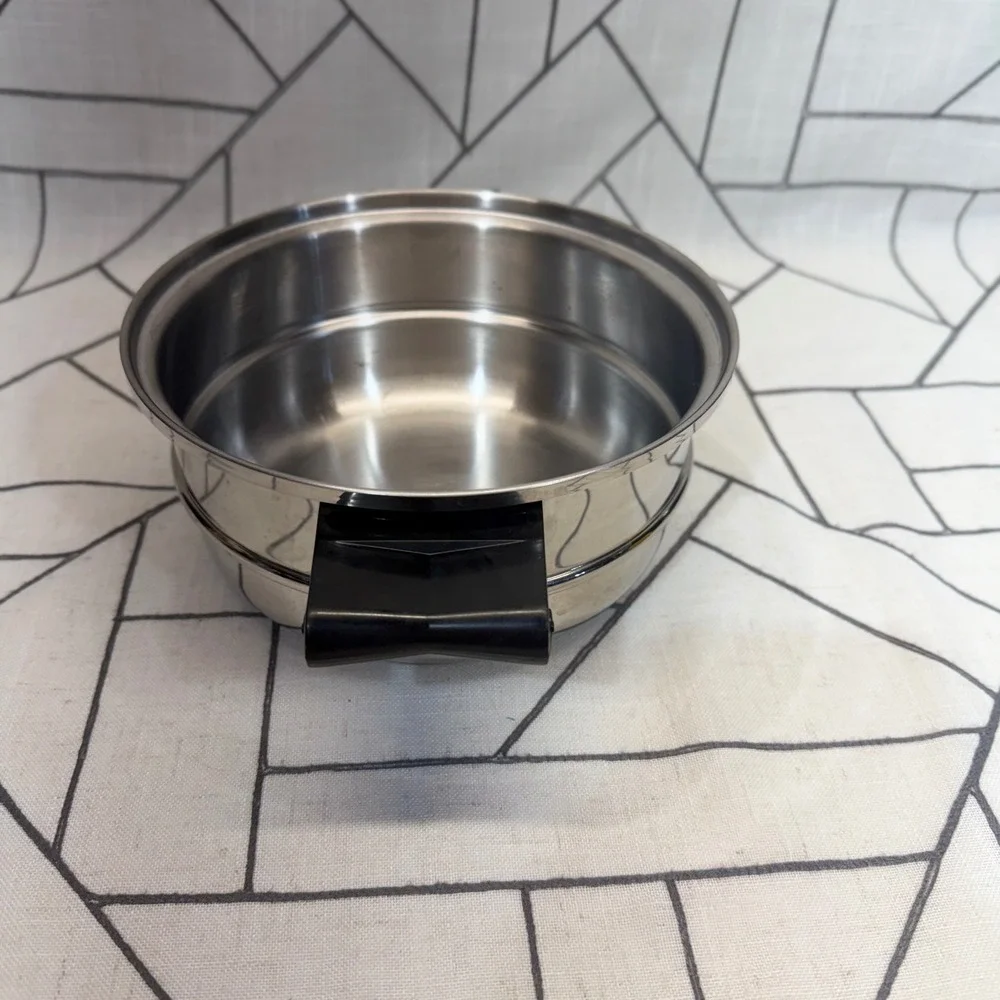 Saladmaster Double Boiler Insert 8 Inch Silver Stainless Steel Cookware